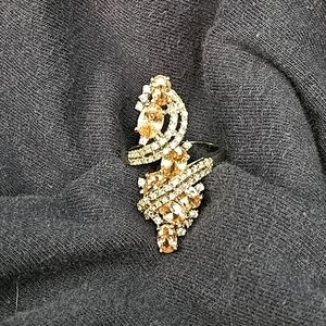 Elegant Gold and Sterling Silver Women's Ring